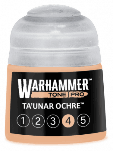 Základní barva Warhammer Tone Pro (Ta'unar Ochre 4) - oranžová