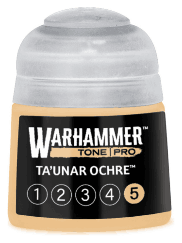 Základní barva Warhammer Tone Pro (Ta'unar Ochre 5) - oranžová