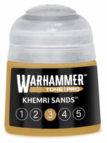 Základní barva Warhammer Tone Pro (Khemri Sands 3) - pískově hnědá