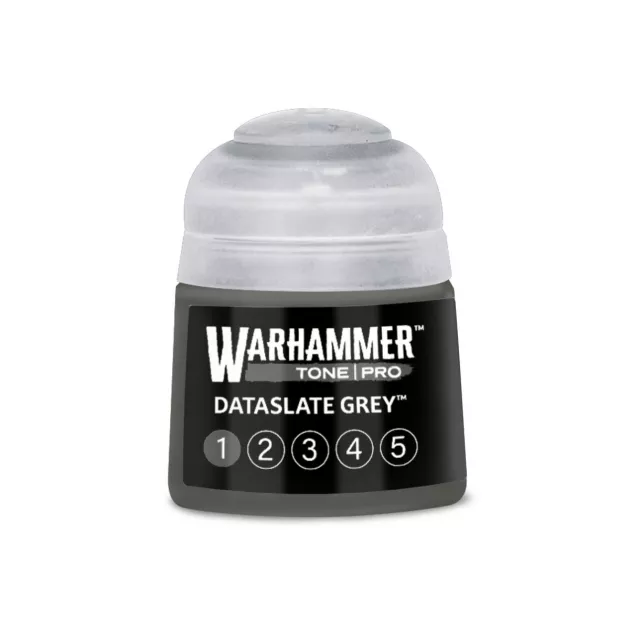 Základní barva Warhammer Tone Pro (Dataslate Grey 1) - šedá - Warhammer Colour