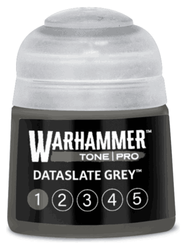 Základní barva Warhammer Tone Pro (Dataslate Grey 1) - šedá
