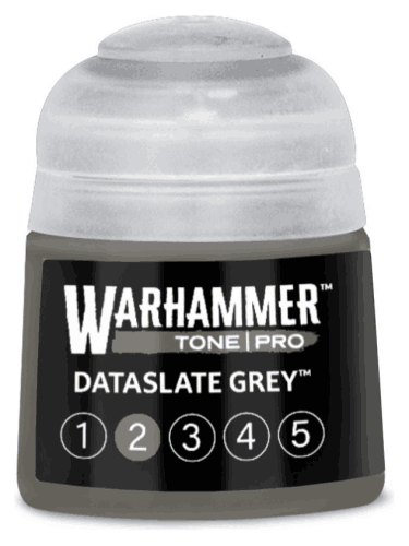Základní barva Warhammer Tone Pro (Dataslate Grey 2) - šedá