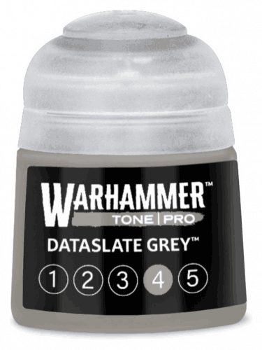 Základní barva Warhammer Tone Pro (Dataslate Grey 4) - šedá