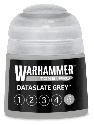 Základní barva Warhammer Tone Pro (Dataslate Grey 5) - šedá