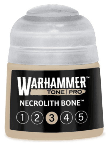 Základní barva Warhammer Tone Pro (Necrolith Bone 3) - světle béžová