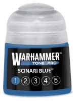 Základní barva Warhammer Tone Pro (Scinari Blue 1) - světle modrá