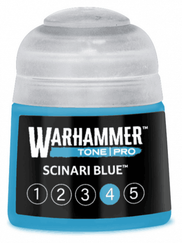 Základní barva Warhammer Tone Pro (Scinari Blue 4) - světle modrá