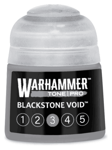 Základní barva Warhammer Tone Pro (Blackstone Void 3) - světle šedá