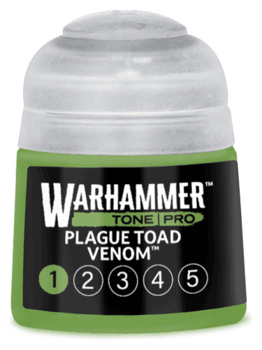 Základní barva Warhammer Tone Pro (Plague Toad Venom 1) - světle zelená