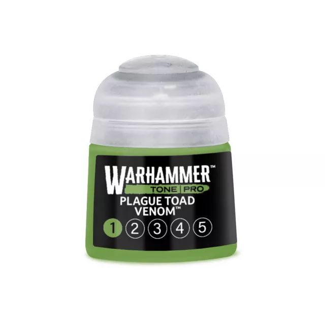 Základní barva Warhammer Tone Pro (Plague Toad Venom 1) - světle zelená - Warhammer Colour