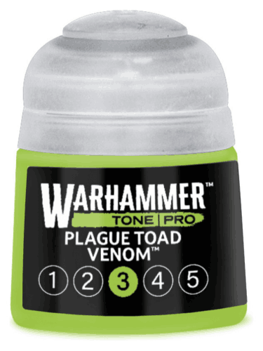 Základní barva Warhammer Tone Pro (Plague Toad Venom 3) - světle zelená