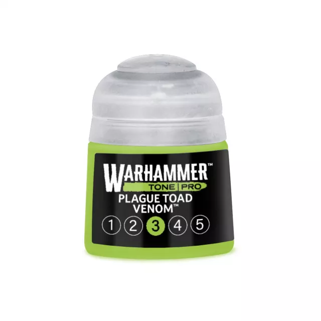 Základní barva Warhammer Tone Pro (Plague Toad Venom 3) - světle zelená - Warhammer Colour