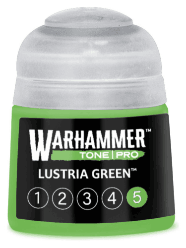 Základní barva Warhammer Tone Pro (Lustria Green 5) - sytě zelená