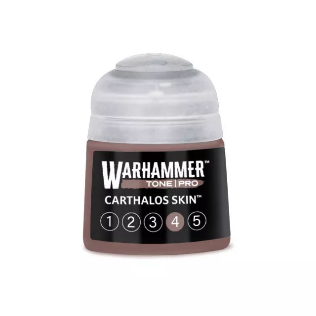 Základní barva Warhammer Tone Pro (Carthalos Skin 4) - tmavě hnědá - Warhammer Colour