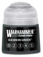 Základní barva Warhammer Tone Pro (Kasrkin Green 1) - zelená