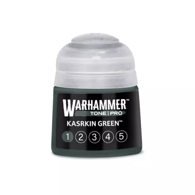 Základní barva Warhammer Tone Pro (Kasrkin Green 1) - zelená - Warhammer Colour