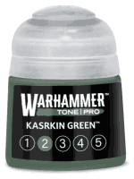 Základní barva Warhammer Tone Pro (Kasrkin Green 2) - zelená