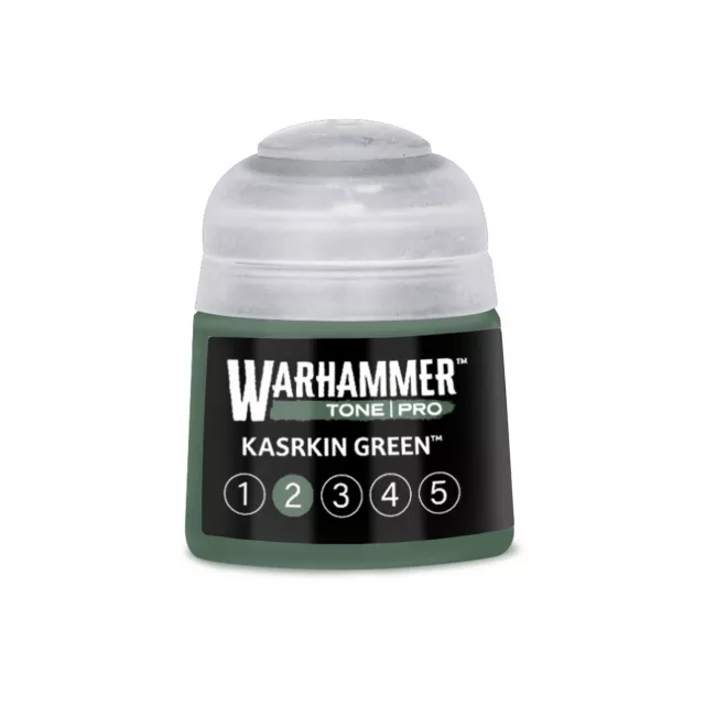Základní barva Warhammer Tone Pro (Kasrkin Green 2) - zelená - Warhammer Colour