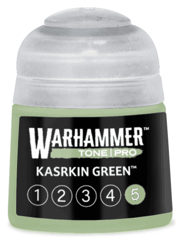 Základní barva Warhammer Tone Pro (Kasrkin Green 5) - zelená