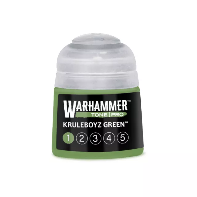 Základní barva Warhammer Tone Pro (Kruleboyz Green 1) - zelená - Warhammer Colour