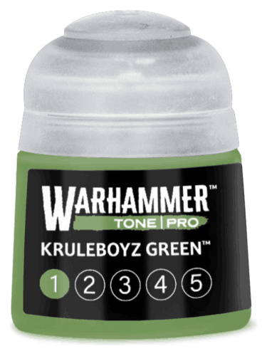 Základní barva Warhammer Tone Pro (Kruleboyz Green 1) - zelená