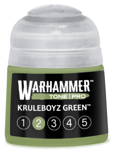 Základní barva Warhammer Tone Pro (Kruleboyz Green 2) - zelená