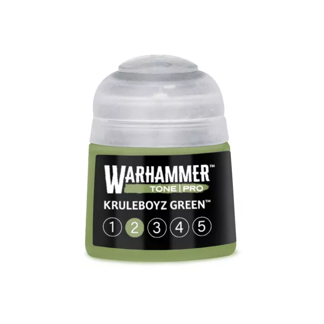 Základní barva Warhammer Tone Pro (Kruleboyz Green 2) - zelená - Warhammer Colour