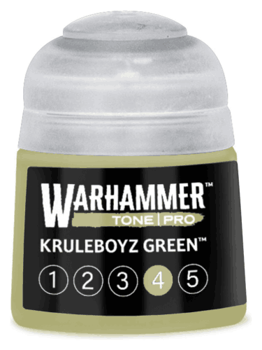Základní barva Warhammer Tone Pro (Kruleboyz Green 4) - zelená
