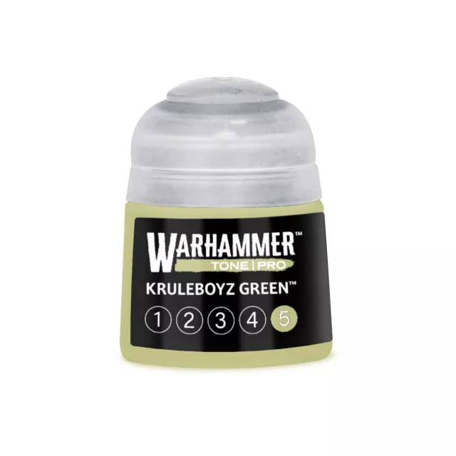 Základní barva Warhammer Tone Pro (Kruleboyz Green 5) - zelená - Warhammer Colour