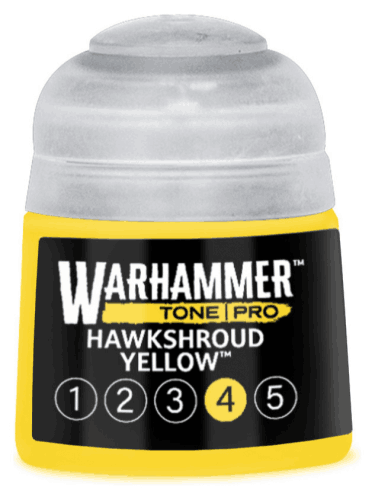 Základní barva Warhammer Tone Pro (Hawkshroud Yellow 4) - žlutá