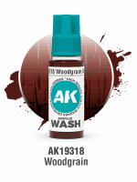 AK Wash (Woodgrain) - tónová barva, motiv dřeva