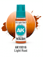 AK Wash (Light Rust) - tónová barva, světlá rez