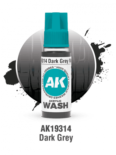 AK Wash (Dark Grey) - tónová barva, tmavě šedá