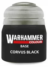 Citadel Base Paint (Corvus Black) - základní barva, černá