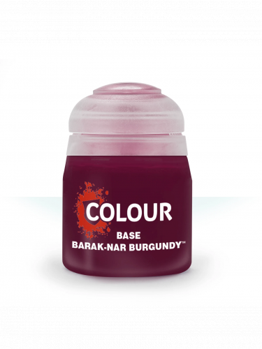 Citadel Base Paint (Barak-Nar Burgundy) - základní barva, červená