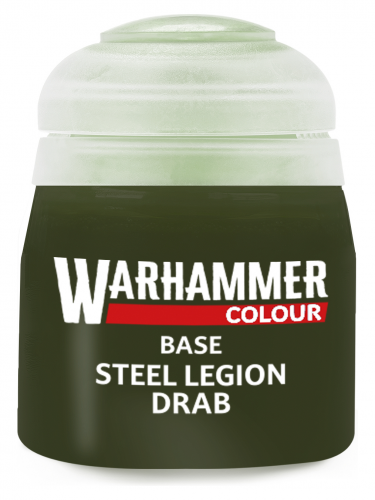 Warhammer Colour Base Paint (Steel Legion Drab) - základní barva, hnědá