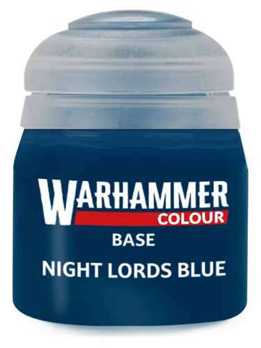Warhammer Colour Base Paint (Night Lords Blue) - základní barva, modrá