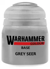 Citadel Base Paint (Grey Seer) - základní barva, šedá
