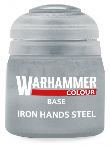 Warhammer Colour Base Paint (Iron Hands Steel) - základní barva, šedá