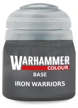Citadel Base Paint (Iron Warriors) - základní barva, šedá