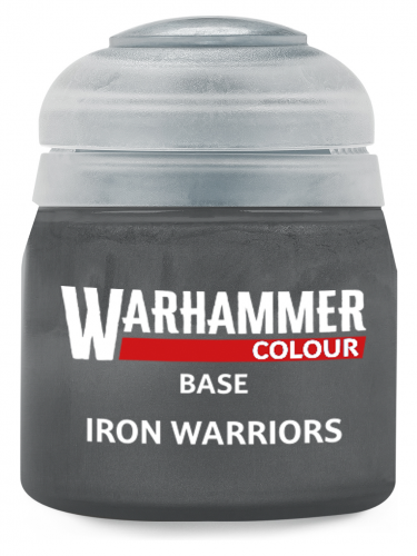 Warhammer Colour Base Paint (Iron Warriors) - základní barva, šedá