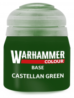 Warhammer Colour Base Paint (Castellan Green) - základní barva zelená