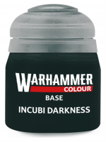 Warhammer Colour Base Paint (Incubi Darkness) - základní barva, zelená