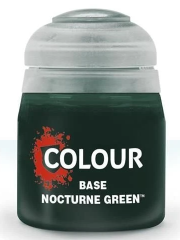 Citadel Base Paint (Nocturne Green) - základní barva, zelená