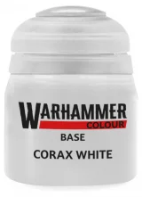 Warhammer Colour Base Paint (Corax White) - základní barva, bílá