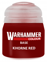 Warhammer Colour Base Paint (Khorne red) - základní barva, červená