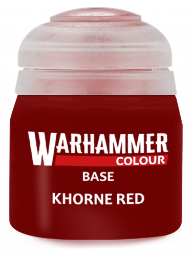Warhammer Colour Base Paint (Khorne red) - základní barva, červená
