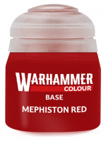 Warhammer Colour Base Paint (Mephiston Red) - základní barva, červená