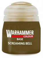 Warhammer Colour Base Paint (Screaming Bell) - základní barva, hnědá