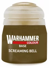 Warhammer Colour Base Paint (Screaming Bell) - základní barva, hnědá